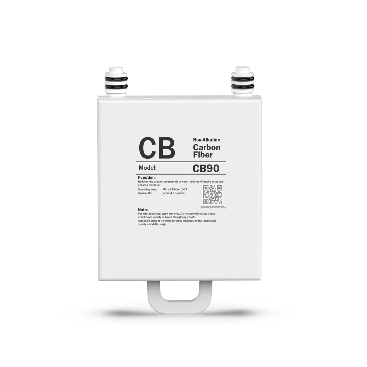 Frizzlife CB90 Non-alkalic replacement after-filter cartridge for WB99-uptian reversal osmosis water filter system