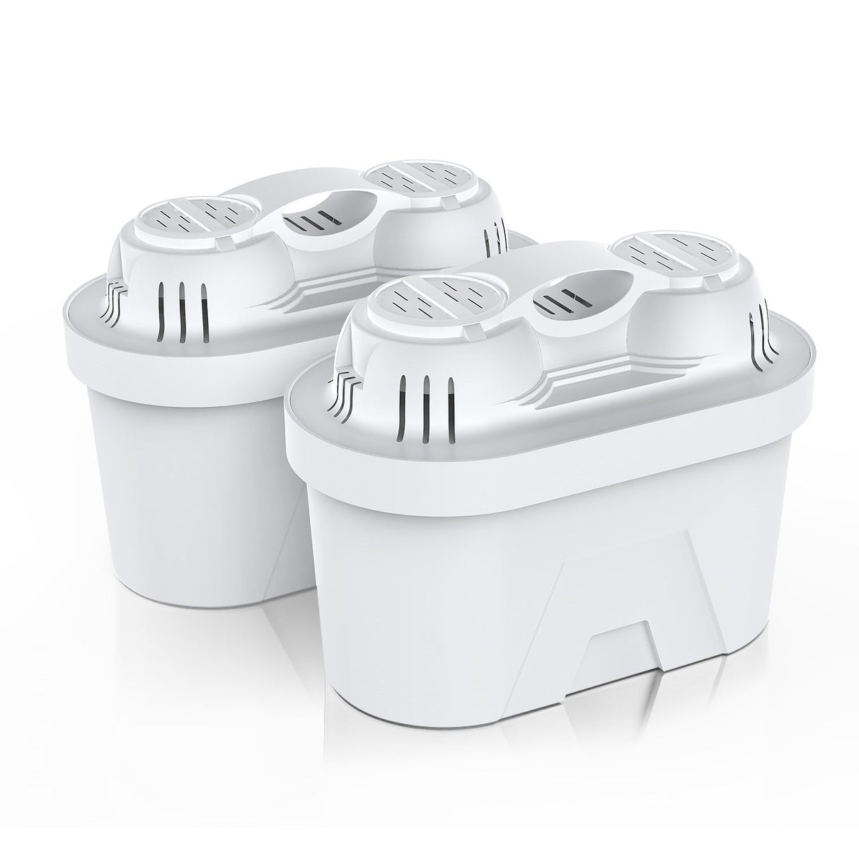 FRIZZLIFE FPT01 Ersatz-Wasserfilterkartuschenset für FP40-Wasserfilterkrug (2er-Pack)