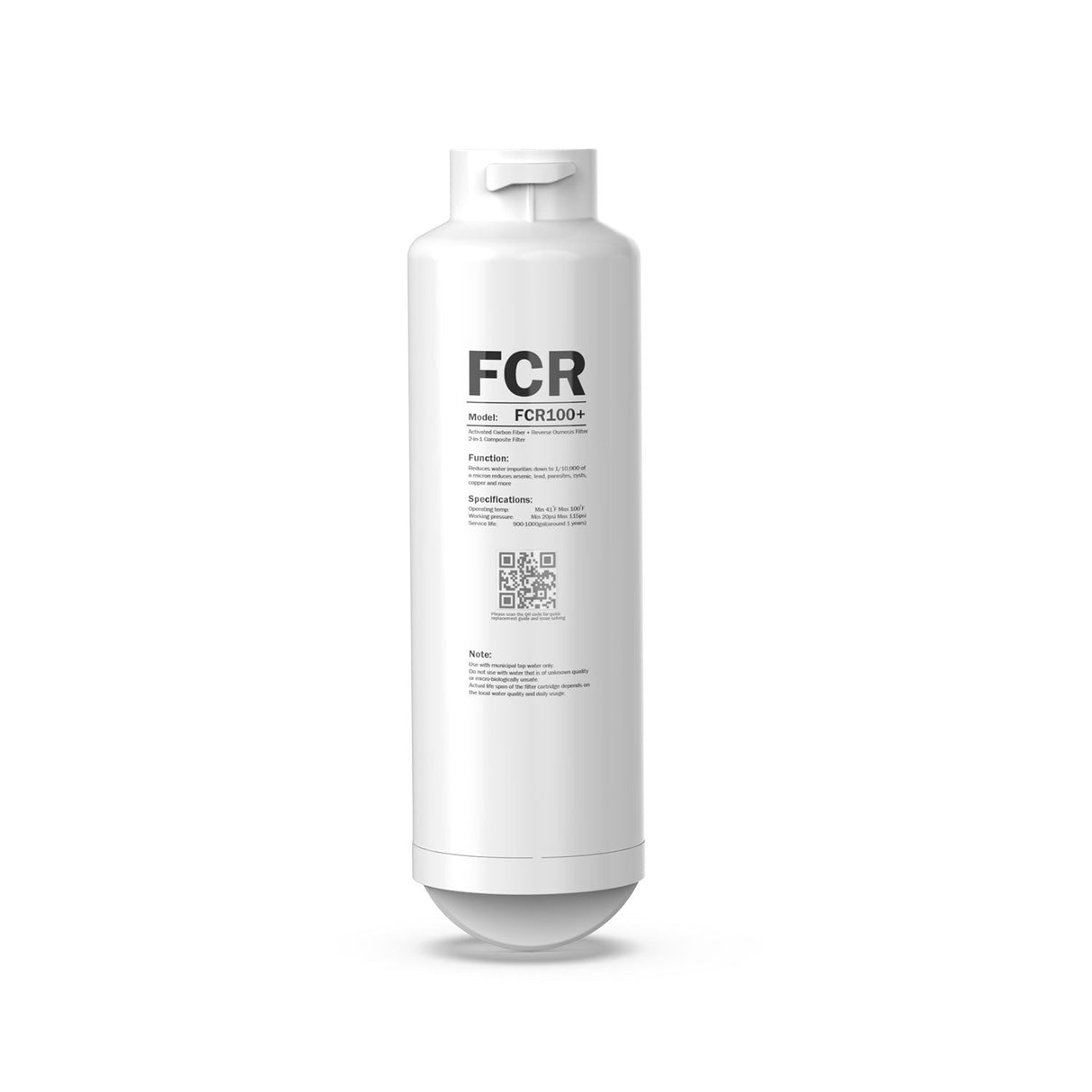 Frizzlife FCR100+ replacement-RO membrane filter cartridge for WB99-uptian reversal osmosis water filter system