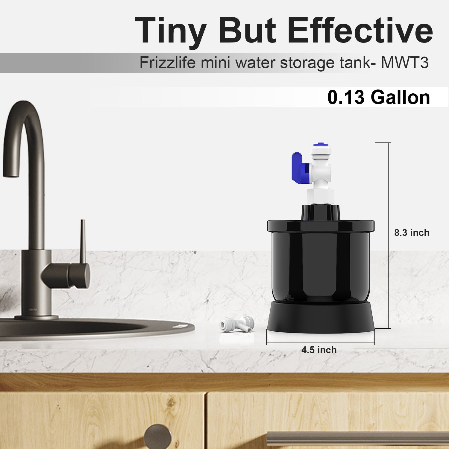 Minitanque de agua Frizzlife para sistemas de ósmosis inversa - MWT3
