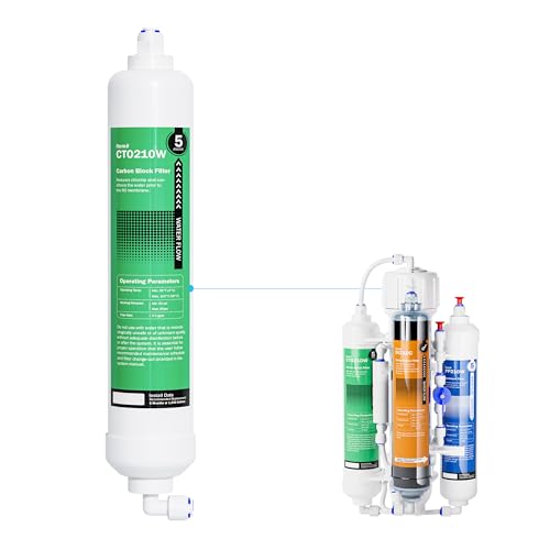 Frizzlife CTO210W replacement filter for FAF100 aquarium reverse osmosis system 2. Level