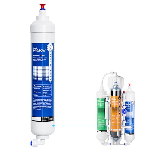 Frizzlife PP210W Ersatzfilter für FAF100 Aquarium-Umkehrosmoseanlage, 1. Stufe