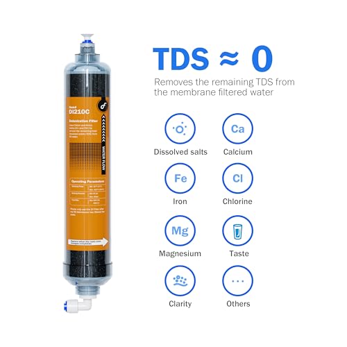 Frizzlife DI210C replacement filter for the first stage FAF100 aquarium reversal osmosis system