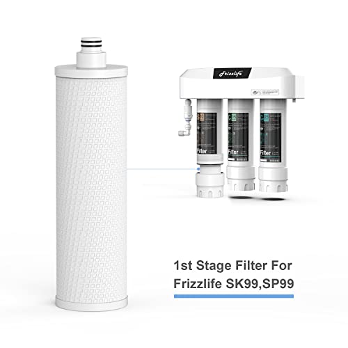 FRIZZLIFE UPDATED M3001 Replacement Filter Cartridge (S) for SK99 & SP99 under-sink filter system
