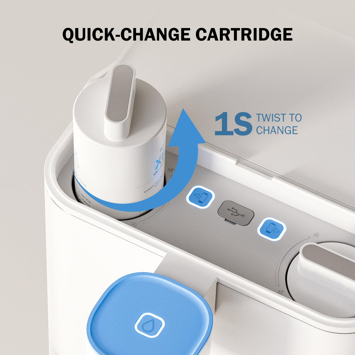 Frizzlife 8-Stage Countertop Water Filter Dispenser, MD40