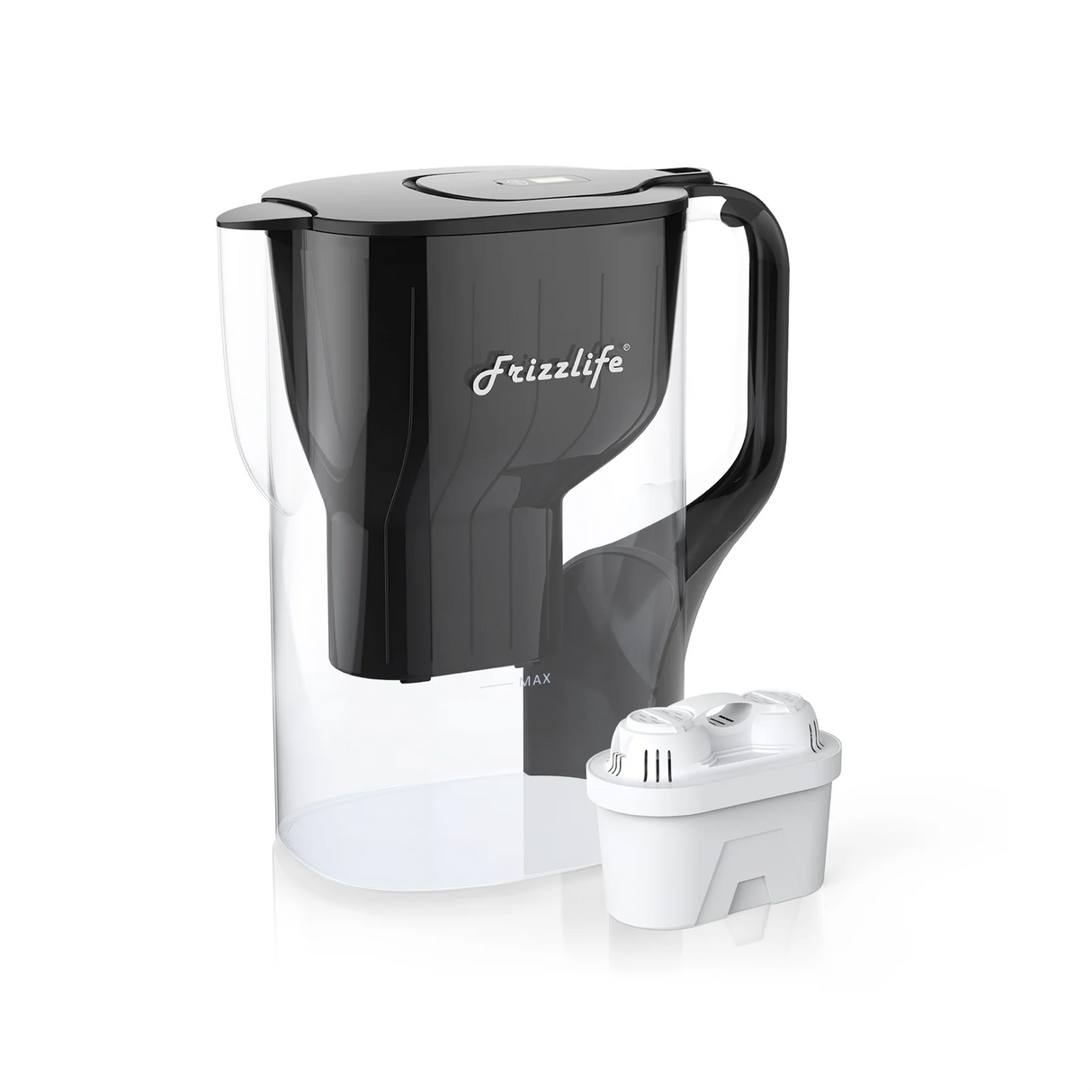 Frizzlife FP40-D Wasserfilter Krug, große 10 Tasse Luftreiniger System mit Filter Life Remind