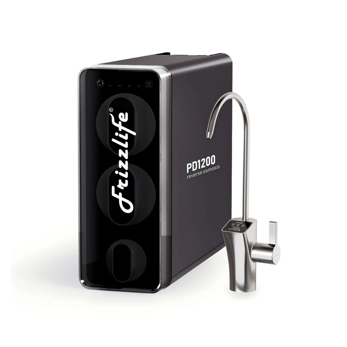 Frizzlife RO reverse osmosis water filter system-1200 GPD Fast Flow Subtian-RO water filter, tankless, reduced TDS, compact, PD1200