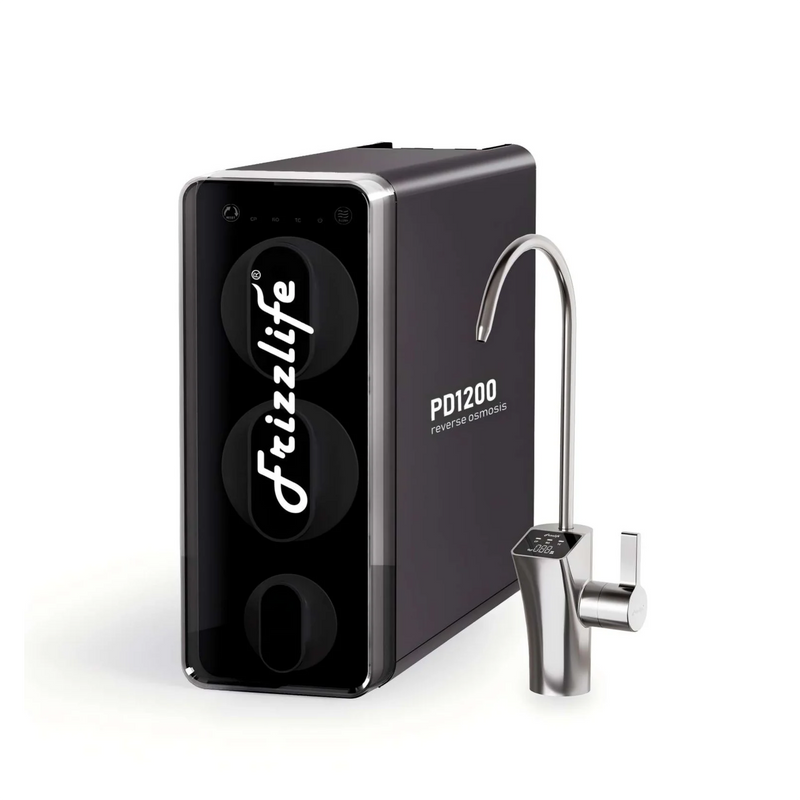 Frizzlife PD1200 Tanklose Untertisch-Umkehrosmoseanlage – 1200 GPD Fast Flow