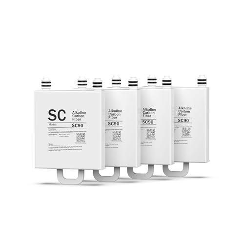 Frizzlife SC90 Ersatz-Nachfilterkartusche für WB99 Umkehrosmose-Wasserfiltersystem auf der Arbeitsplatte – alkalisch