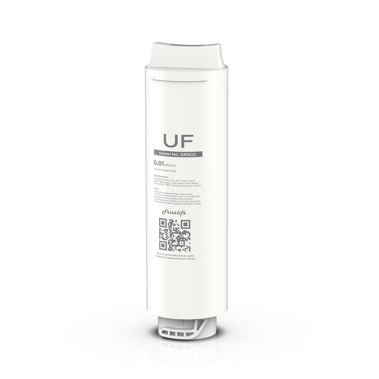Frizzlife GR302 Replacement filter cartridge (UF) for GX99 Ultrafiltration Water Filter