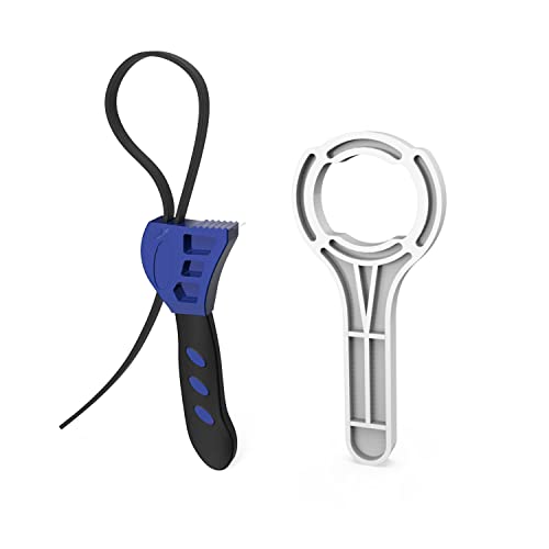 FRIZZLIFE Verstellbarer Gummiriemen-Gurtschlüsselsatz für Wasserfilter MP99/MK99/MS99/MV99/TAM3/TAM4/FK99/SW/DW/TW-Serie Untertischfilter