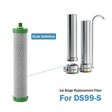 Frizzlife DSFS01 Replacement Filter cartridge with Scale Inhibition Function -  1st Stage For DS99-S, 2nd Stage for TS99-S