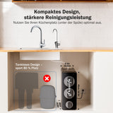 frizzlife Sistema di osmosi inversa sottolavello senza serbatoio PD1200 – Flusso rapido da 1200 GPD