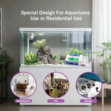 Frizzlife BFRO100 Umkehrosmosesystem für Aquarien, 3-stufiges RO-Trinkwasserfiltersystem mit Druckmesser, kompakt, 100 GPD
