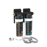 Frizzlife DW10 Untertisch-Wasserfiltersystem, NSF/ANSI 53&42 zertifizierte Elemente, direkt angeschlossener 2-stufiger Wasserfilter