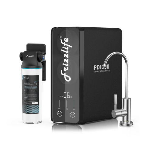 Frizzlife PD1000-TAM4 – Tanklose 1000 GPD Umkehrosmoseanlage mit Remineralisierung