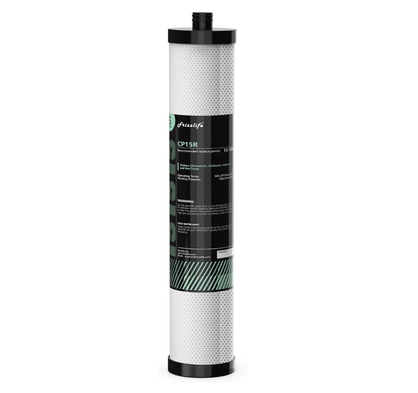 Frizzlife CP15R (2nd Stage) Replacement Filter Cartridge For TW15 Under Sink Water Filter