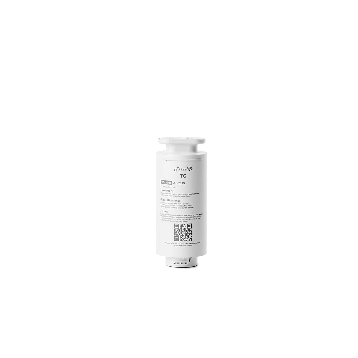 Frizzlife ASR613 Replacement Post Filter Cartridge For PD1200 Reverse Osmosis System(3rd Stage)
